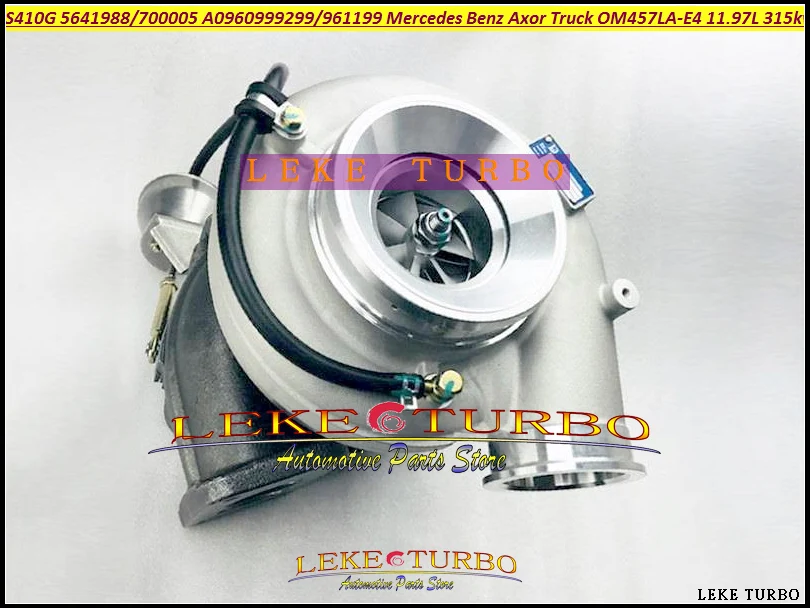 

Турбо S410G 56419880005 56419700005 A 0960999299 A 0090961199 Для Mercedes Benz Axor Truck OM457 OM457LA-E4 11,97L 315 кВт 2003-05