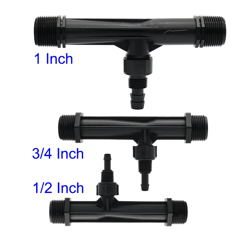 Macho Rosca Venturi Fertilizante Injector, Dispositivo De Irrigação Por Gotejamento, Fertilização De Flores, Jardim Emissor De Tubo De Água, 1/2