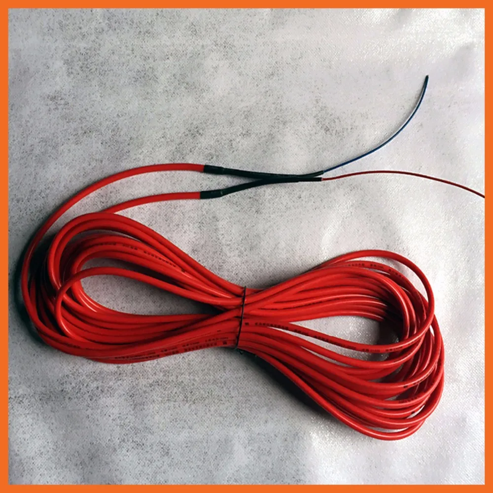 6K 10M 70W 50C Low Cost Carbon Warm Floor Cable Carbon Fiber Heating Wire Electric Hotline New Infrared Heating Cable