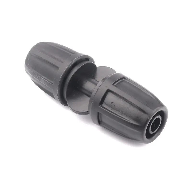 30pcs I.D8~9mm Watering Hose Equal Coupling Connectors Agricultural Micro Irrigation Water Pipe LockNut Straight Connector Parts