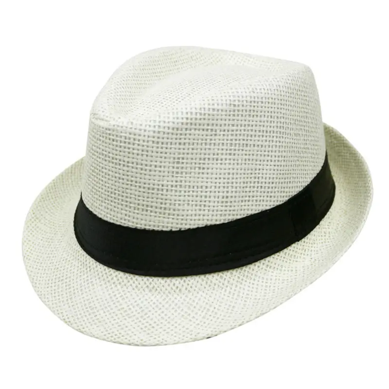 LNPBD 2017 Heißer verkauf Sommer Stil Kind sonnenhut Strand Trilby sonnenhut stroh panama Für jungen mädchen Fit Für Kinder Kinder 54 cm