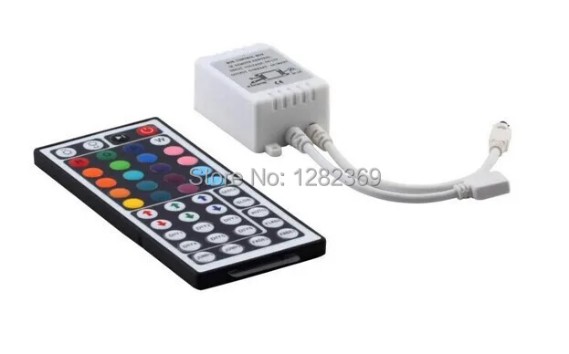 30pcs/lot DC 12V 44 Keys LED IR RGB Controler For LED Strip RGB SMD 3528 5050 / LED Lights  Module IR Remote Dimmer