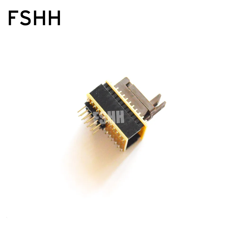 FSHH QFN12 to DIP12 Programmer adapter WSON12 DFN12 MLF12 socket Pitch=1.27mm  Size=5x5mm