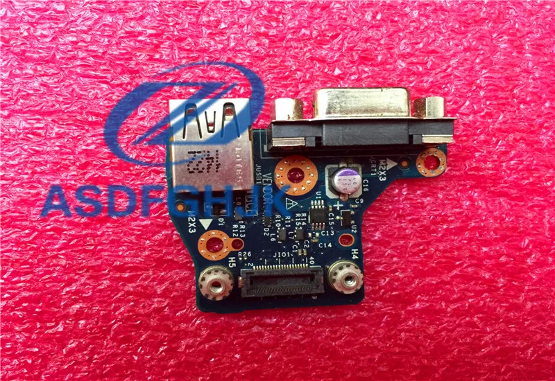 Original FOR Dell FOR Latitude E6440 28X5F VGA USB 3.0 IO Circuit Board LS-9938P 100% Test ok