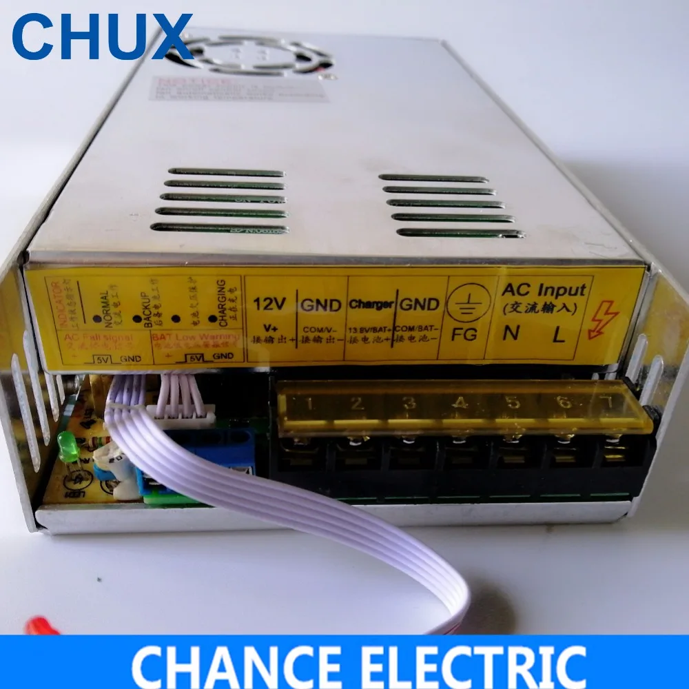 350W UPS Function Switching Power Supply 12V 30A For Security Monitoring Camera 13.8v UPC Battery Charge Power Supply