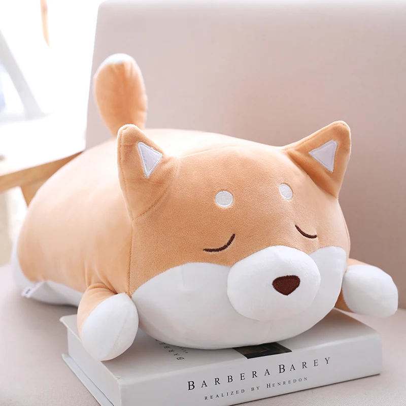 36/55 Cute Fat Shiba Inu Dog Plush Toy Stuffed Soft Kawaii Animal Cartoon Pillow Lovely Gift for Kids Baby Children Good Quality