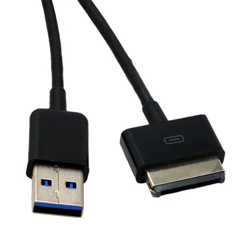 كابل بيانات USB للكمبيوتر اللوحي Asus Eee Pad ، كابل شاحن 2 متر 6 أقدام ، 40 دبوس ، محول ، TF201 TF101 TF300
