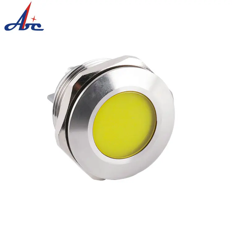 Stainless Steel 28mm IP67 Metal LED Signal Lamp Screw Terminal Warning Car 3V 6V 12V 24V 36V Pilot Indicator Light