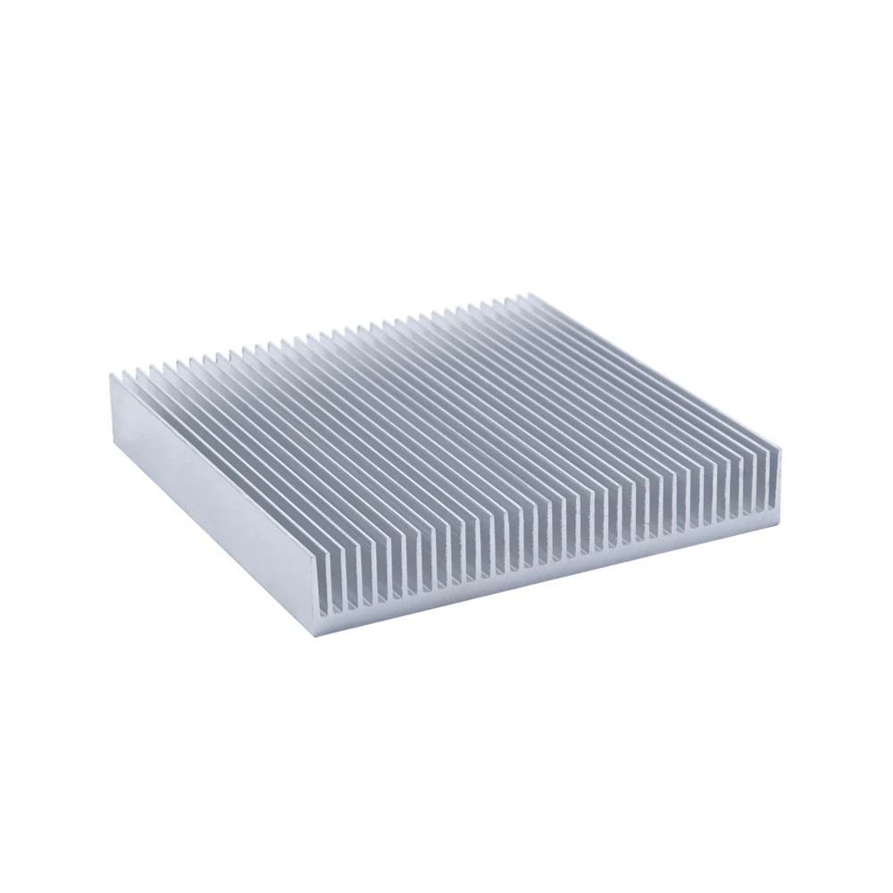 1PC High-power Aluminum Heat Sink Dense Tooth Radiator 90x90x15MM Electronic Cooling Plate Aluminum Bar