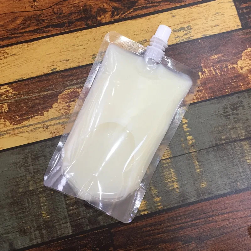 50pcs 500ml Stand up Plastic Drink Packaging Bag Spout Pouch for Beverage Juice Milk Wedding Party Drinking Pouches