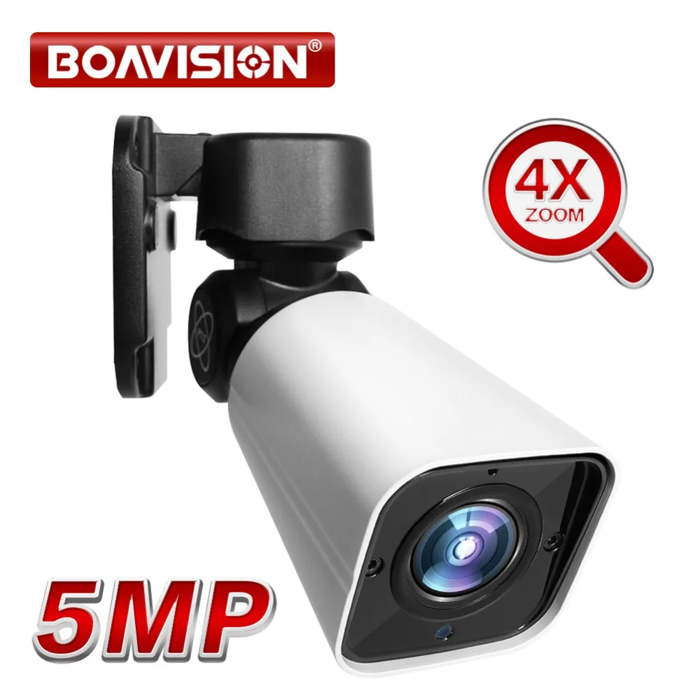 

5MP PTZ Bullet IP Camera Outdoor 4X Optical ZOOM Network PTZ Camera Waterproof IP66 IR 50M CCTV Security Bullet Camera 48V POE