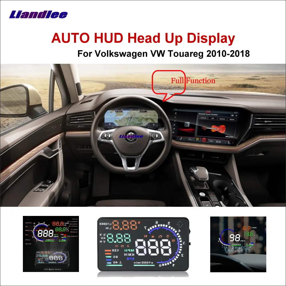 

Car HUD Head Up Display For Volkswagen VW C-Trek Cross Trek GLI GLS TDI Safe Driving Screen OBD Projector Windshield