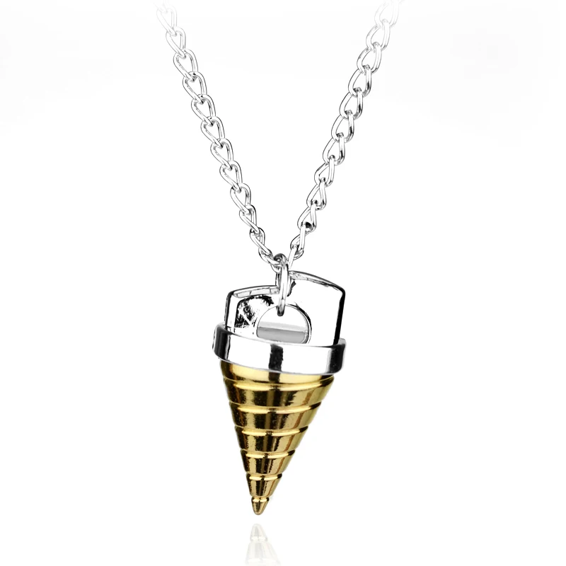 Anime Tengen Toppa Gurren Lagann Necklace Core Drill Cosplay Pendant for Women Men Jewelry Gift - Image 2