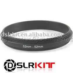 Black Aluminum Male 52mm-52mm 52-52 mm Macro Reverse Ring / reversing