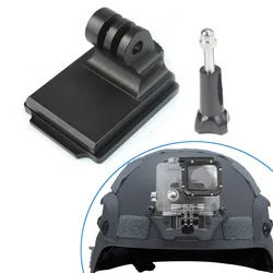 Suporte de base de liberação rápida de liga de alumínio, suporte para câmera de ação gopro hero, suporte para capacete tático