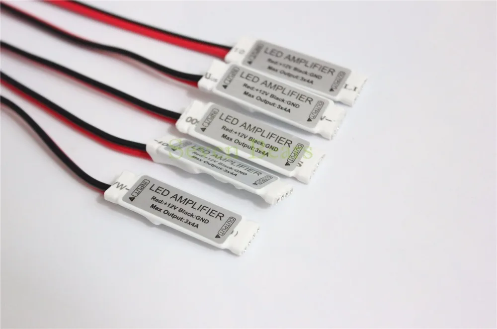 Imagem -04 - Mini Rgb Levou Amplificador 12v 144w 12a para Rgb Cor 5050 3528