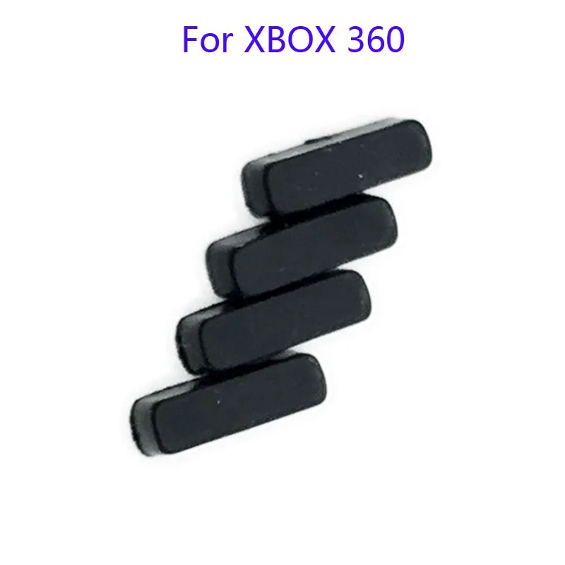 1set Replacement Black Rubber Feet Black for XBOX360 Slim Housing Case Rubber Cover