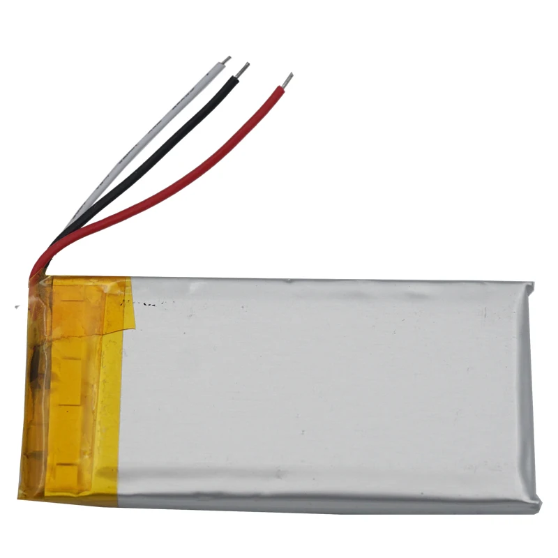 3.7V 350mAh 1.295Wh เทอร์มิสเตอร์ NTC 3 สายแบตเตอรี่ Li Li-Po แบบชาร์จไฟได้ 402040   สําหรับปากกา GPS MP3 MP4 รถ กล้อง อุปกรณ์บลูทูธ