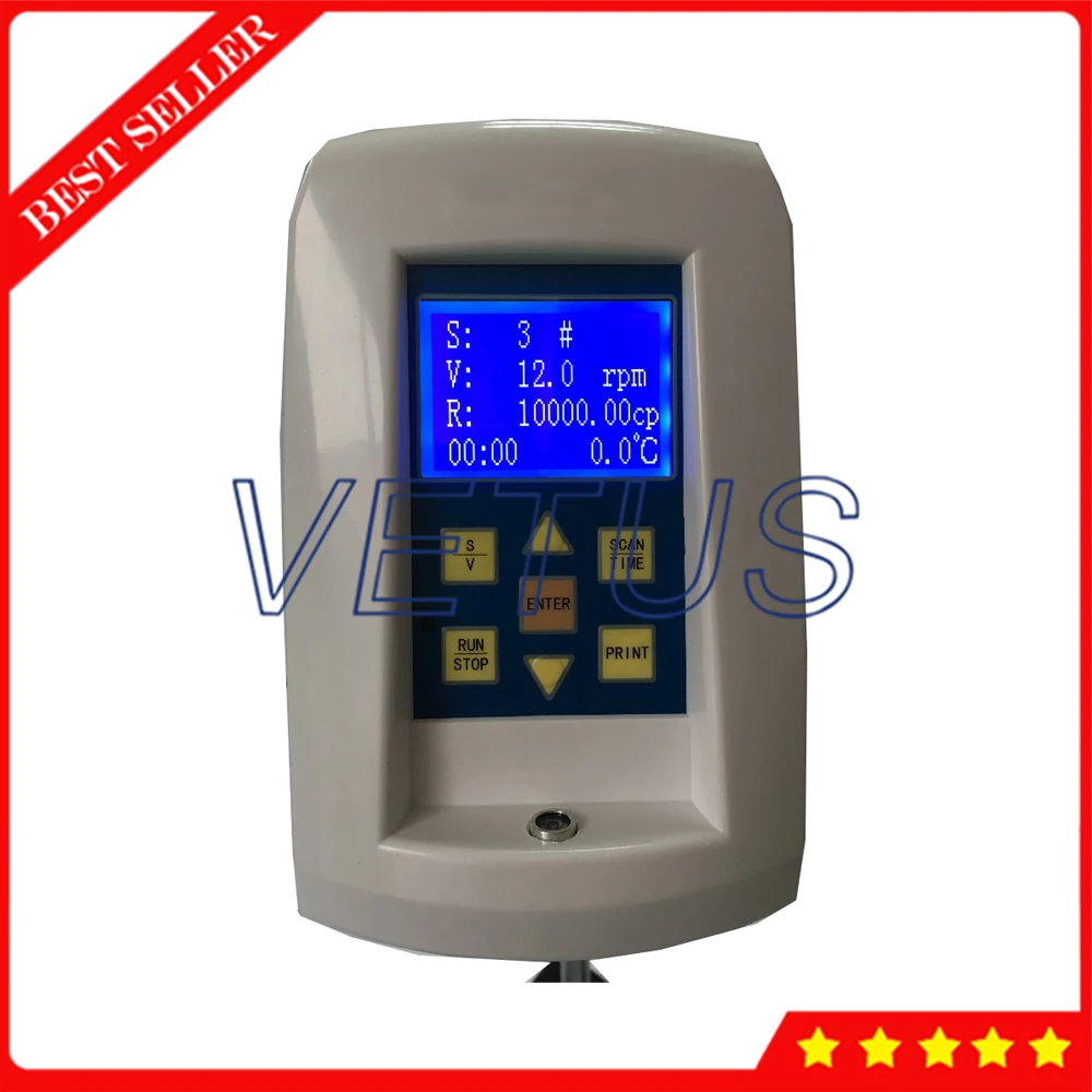 NDJ-9S Portable Digital Rotational Viscometer For oil paint plastic food cosmetics Testing Rotary Viscosity Meter 1 to100000mpas