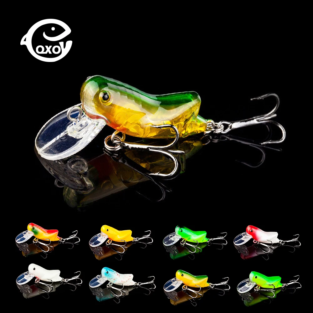 QXO Fishing Lures Spinner Squid Jig Trolls Locust Grasshopper Float Sea Lure For Fishing Whopper Plopper Tungsten Tackle