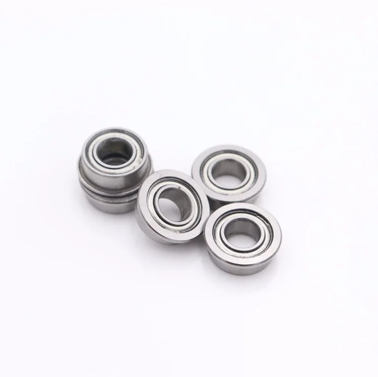 200pcs/lot F682XZZ F682 F682X ZZ Flange bearing 2.5x6x2.6 mm shielded flanged deep groove ball bearings Miniature 2.5*6*2.6 mm