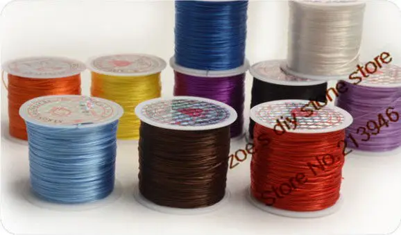 

0.5MM (60M/Pc,5Pcs) Mix Colors "Elastic" Rubber Cords Ropes Beading Wires Lines DIY Jewelry Findings