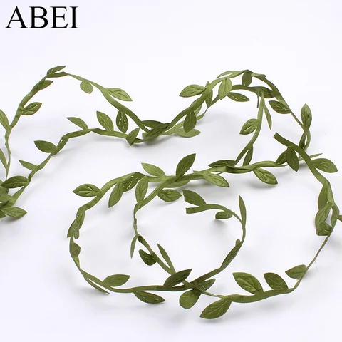 Искусственные листья из полиэстера ABEI, зеленый, 5 м