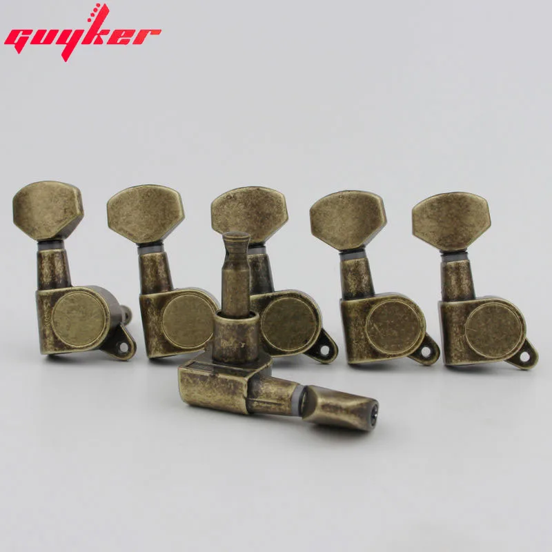 Antique Brass Guitar Tuners Guitar Tuning Pegs machine head J-07 Lock