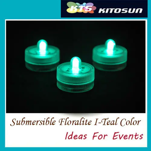 Kitosun 120pcs/Pack Super Quality Waterproof LED Candle Tea Light with 2pcs CR2032 Batteries. 12 Colors for Options