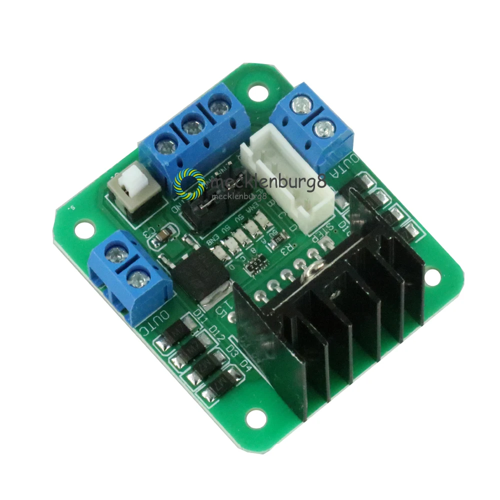 L298N Double N DC Bridge Stepper Motors L298N Drive Board Controller Module 5V-35V Max 2A Sales Leader