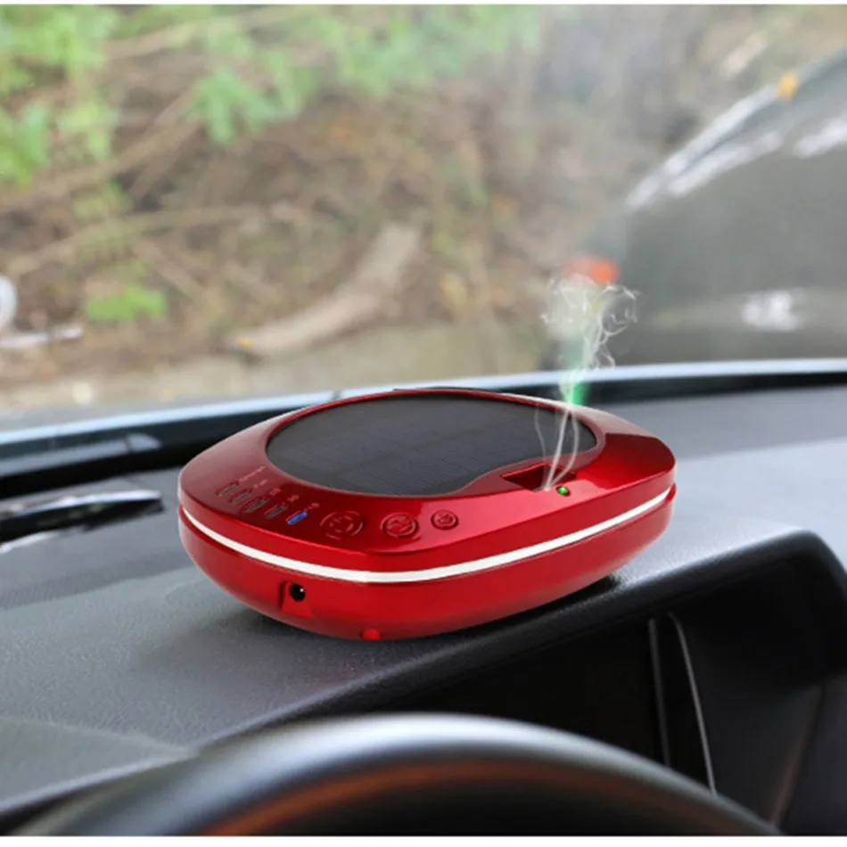 Imagem -05 - Solar Purificador de ar Umidificação Aromaterapia Máquina Íon Negativo Uso do Carro Au1