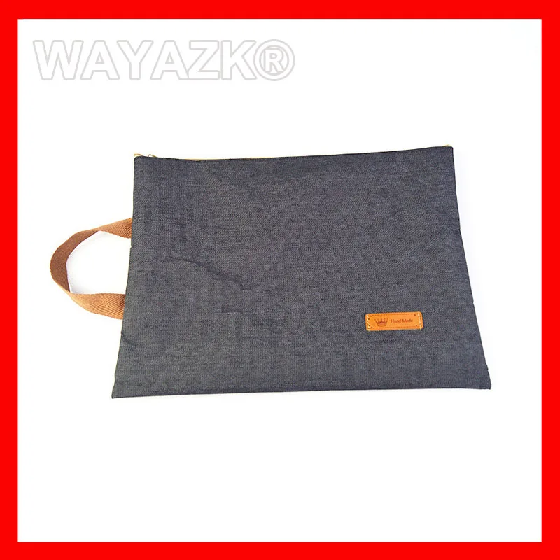 (100pcs/lot) wholesale A4 file bag fabric