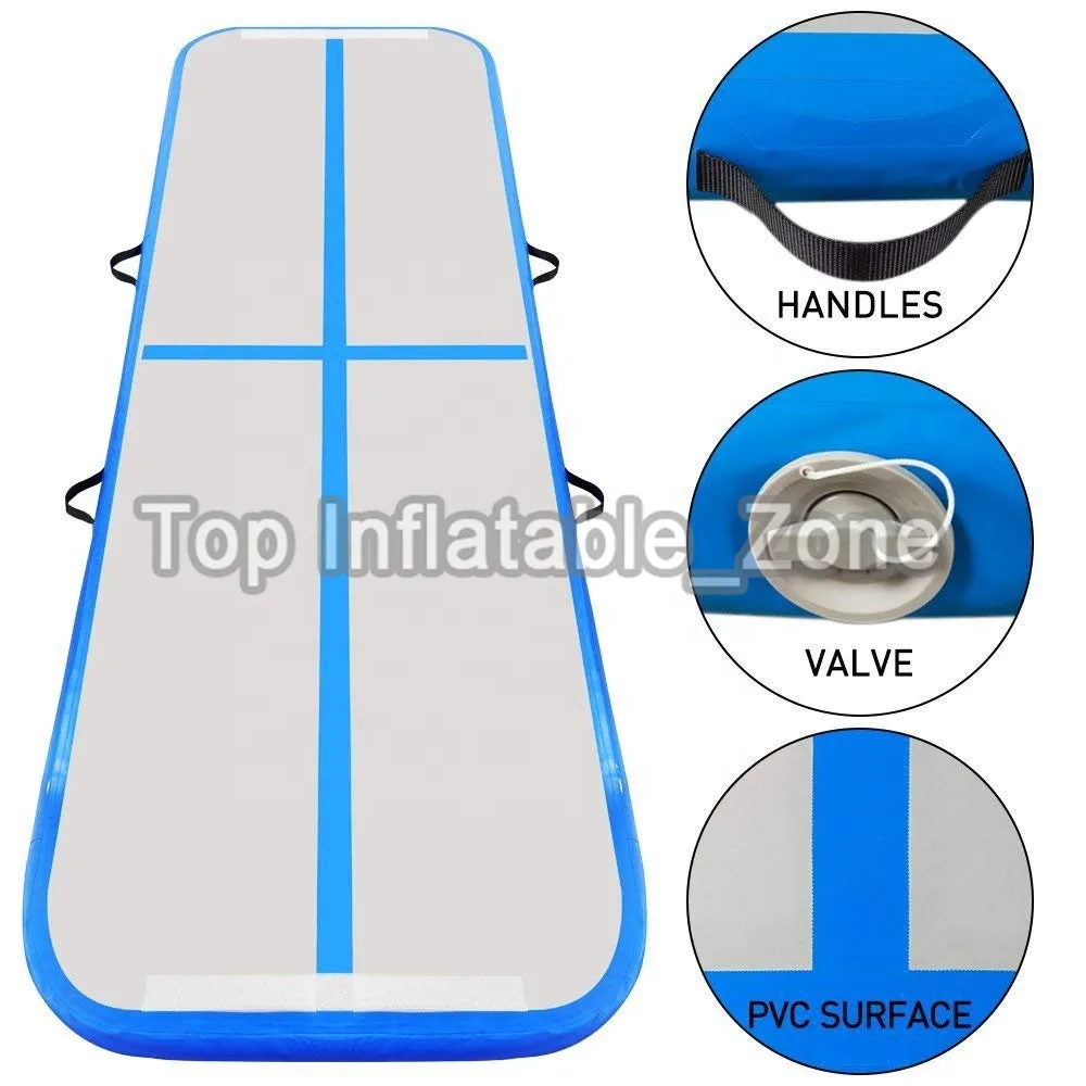 

Blue Color Inflatable Bouncing Mat Hot Sale Fittness Equipment Gym Mat DWF Air Floor/Air Track For Home Use/Yoga/Beach