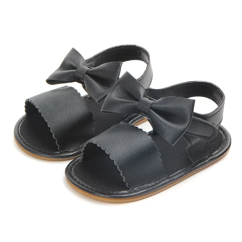 

Charming Princess Shoes for Little Girls - Adorable Bowknot Sandals with Soft Soles and Anti-Slip Design