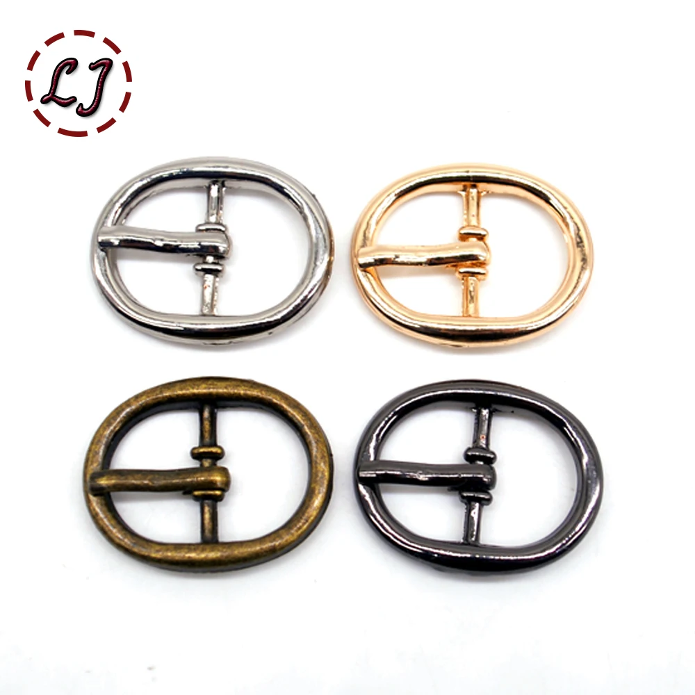 High quality 20pcs/lot 12mm width silver gun-black gold small Square round alloy metal shoes bags Buckles  DIY Accessory Sewing