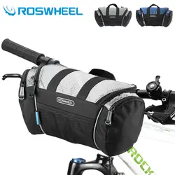 ROSWHEEL 5L Bike Bicycle Cycling Bag Handlebar Front Tube Pannier Basket Shoulder Pack