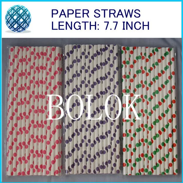 

Free Shipping! Wholesale 1800pcs Rainbow Striped Paper Drinking Straws, 120 Colors Can Choose, Party/Birthday/Wedding Decorate