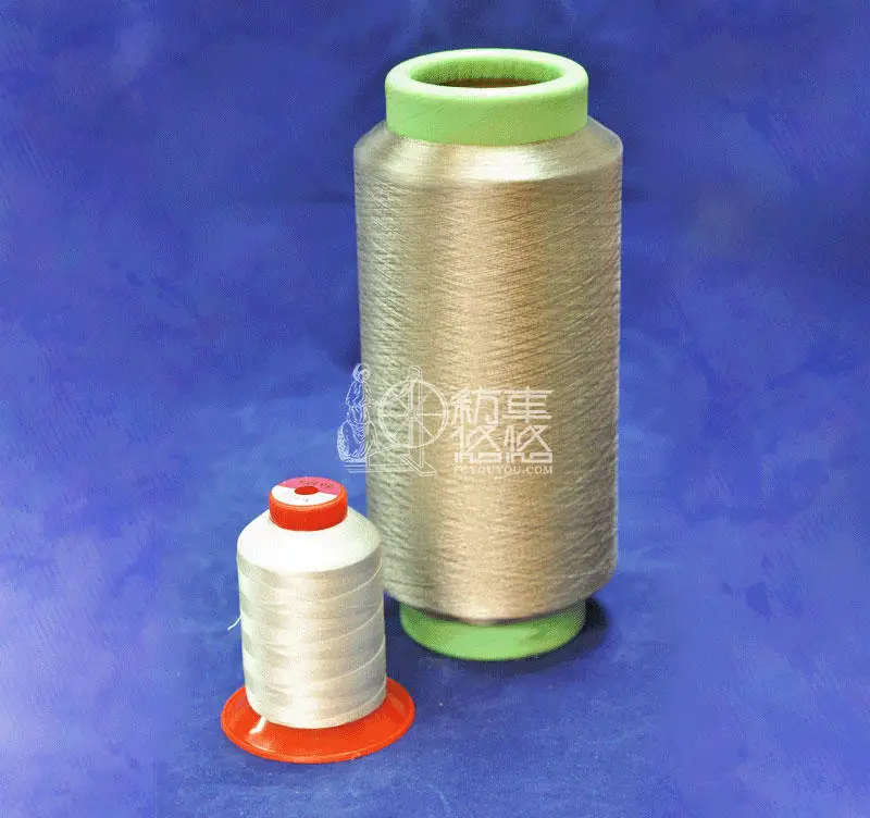 Silver plated silver fiber yarn spinning long sewing thread factory direct