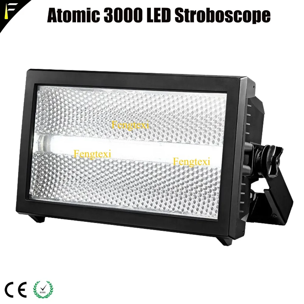 Dj Stage Show Blinder Strobe Aura Effect Light Atomic LED 3000 Double Array 228xWhite&64xRGB LED Stroboscope Flash Lights