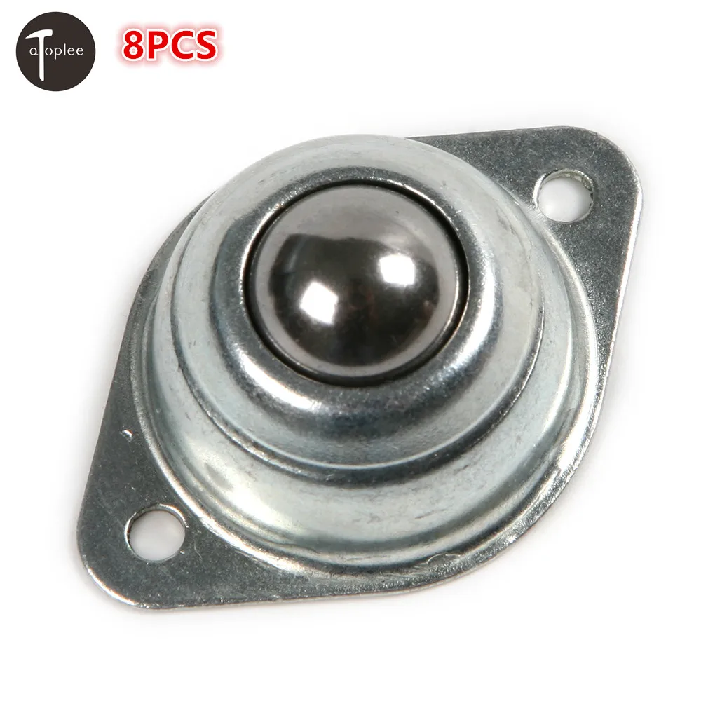 

8 PCS Roller Blade Ball Bearings Wheels Silver Stainless Steel Mini Ball Caster Roller Ball Bearing