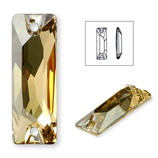 YANRUO 3255 Kristall Golden Shadow Flache Rückseite Strasssteine AAAAA Goldsteine Strass-Applikation Aufgenähte Strasssteine für Kleidung – Detail 4