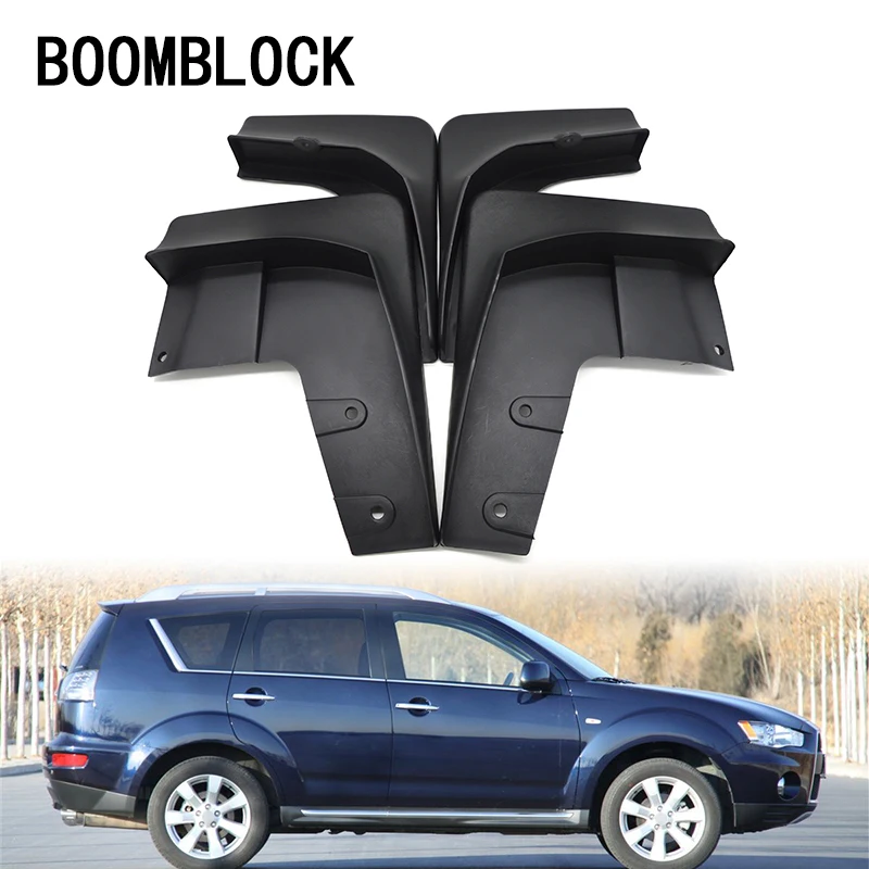 

4pc Car Front Rear Mud Flaps Mud Flap Mudguards Fender For Mitsubishi Outlander 2003 2004 2005 2006 Auto Accessories