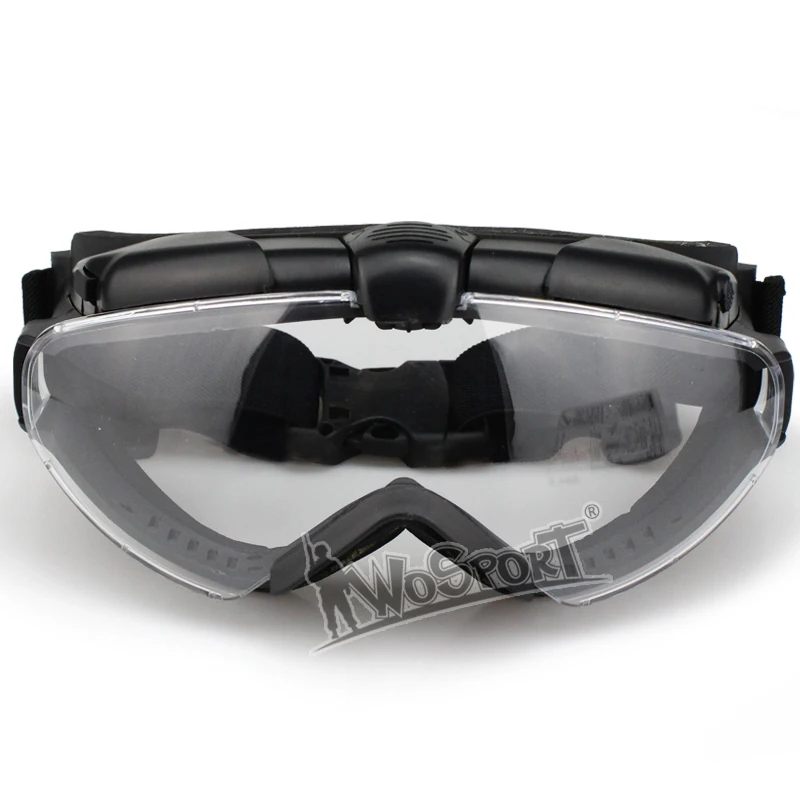 Imagem -06 - Óculos Tático Militar de Proteção para Paintball Máscara Anti-neblina Proteção uv pc Lentes para ar Livre Airsoft Paintball Caça