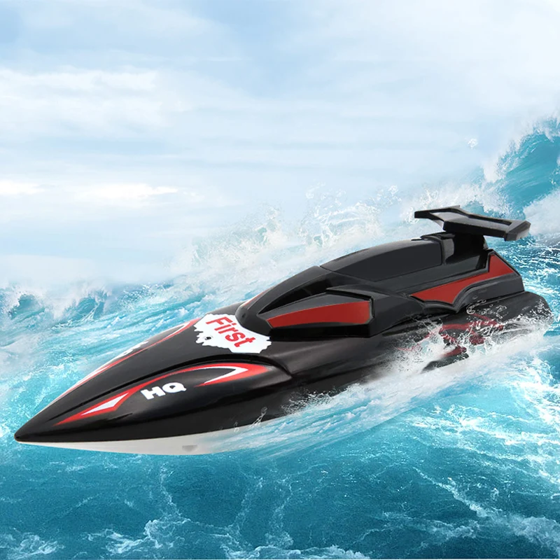 Mini Infrared Remote Control Toy Ship Model Remote Control Speed Boat Children Summer Beach Athletics Remote Control Toy Boat