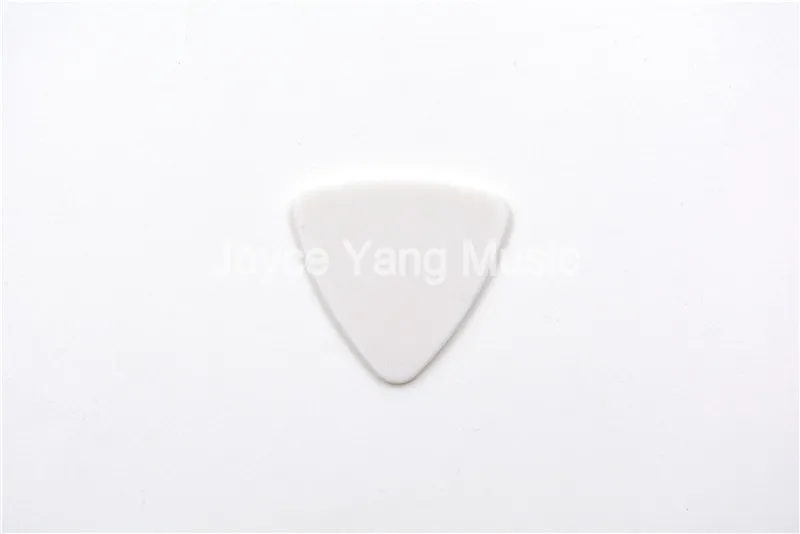 Lots of 100pcs Niko Large Triangle POM Delrin Matte Ceramica White Electric Guitar Bass Picks Plectrums Heavy 1.0/1.2mm