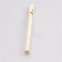 WHITE PLASTIC Flute Kids Musical Toy Instrument for Birthday Wedding Party Gift clarinet flute flauta  llaveros zelda