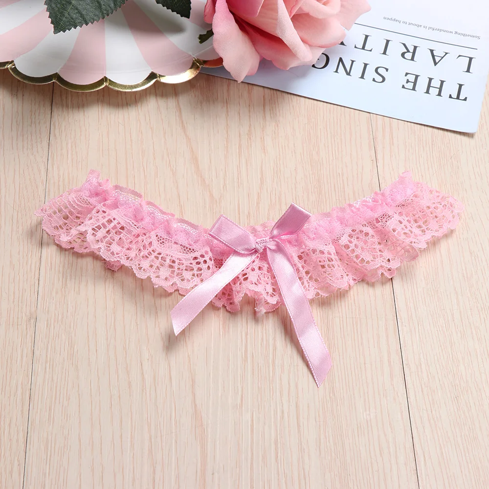 مثير الملابس الداخلية الدانتيل غطاء الساق الأزهار Bowknot الرباط حزام تأثيري الساق تخزين حزام للنساء الفتيات الملابس الداخلية الملابس والاكسسوارات #5
