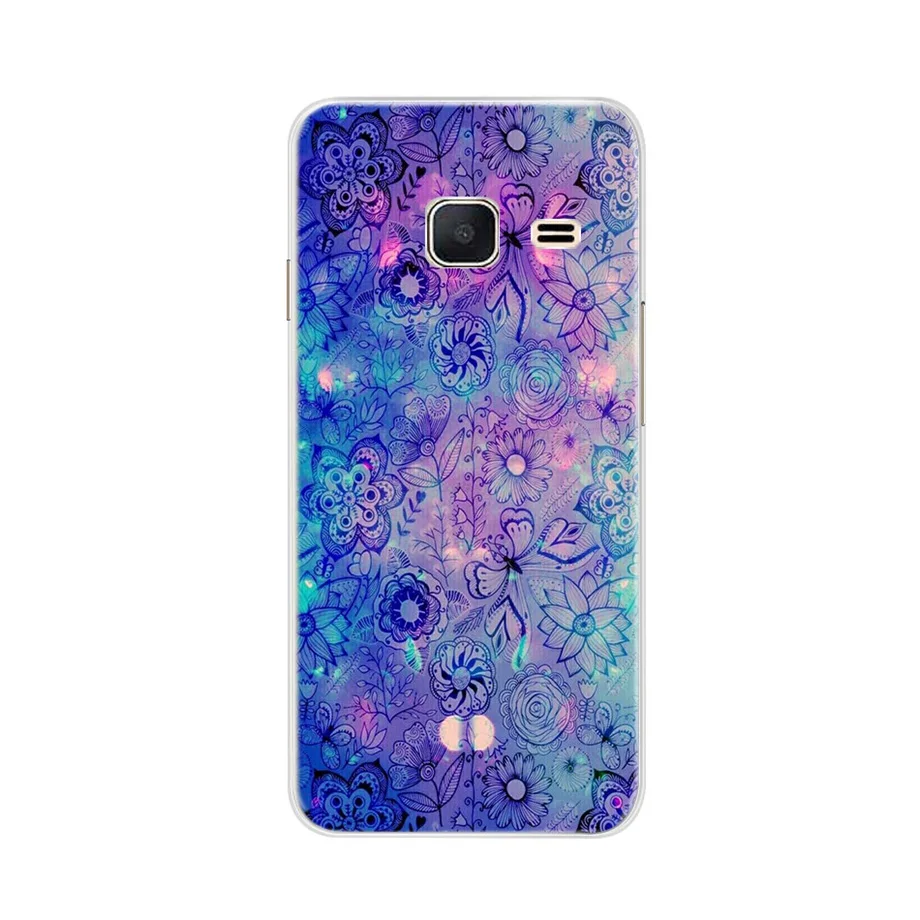 phone Case For Samsung J1 Mini J105 J105H Samsung Galaxy J1 2016 J120 J120F SM-J120F Cover Coque bumper Silicone TPU Flower Case