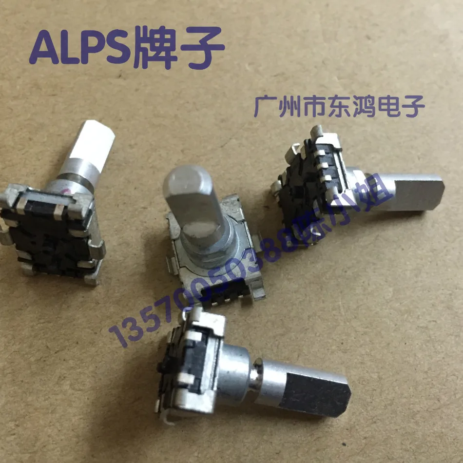 

4pcs for ALPS alpine RK119 SMD potentiometer 10K with switch shaft long 15MM car potentiometer