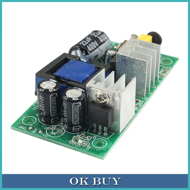 AC 85 ~ 265V/DC 100~370V To DC 12V 2A 24W Buck Converter Switching Power Supply Step-down Module Bare Board